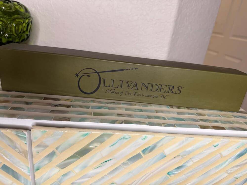 Ollivanders Hazel Interactive Wand 9" Boxed